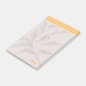 Post-it® Script jaune simple arrière - plan personnalisé (Incliné)