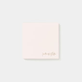 Post-it® Script Light Vider le bureau de nom personnalisé (Devant)