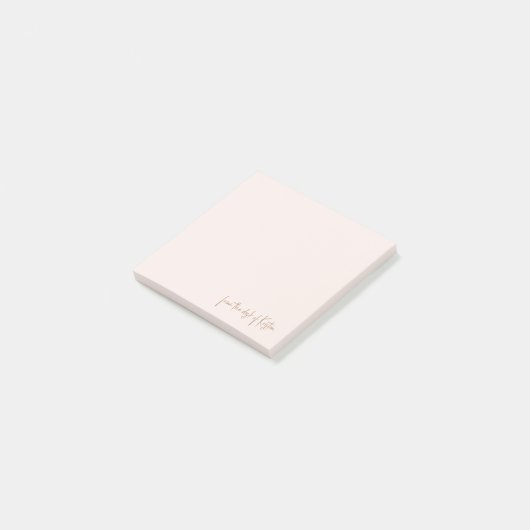 Post-it® Script Light Vider le bureau de nom personnalisé (Incliné)