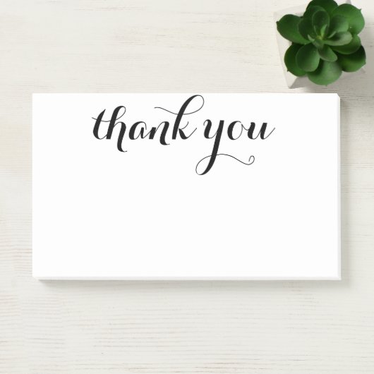 Post-it® Script Merci 10 x 6 (Bureau)