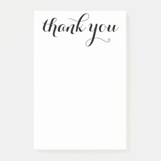 Post-it® Script Merci 4 x 6 (Devant)
