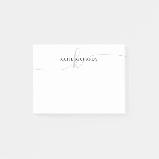 Post-it® Script minimaliste (Devant)