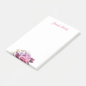 Post-it® Script Modèle personnalisé aquarelle Floral (Incliné)