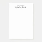 Post-it® Script moderne professionnel (Devant)