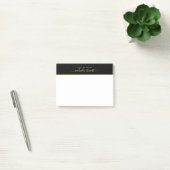 Post-it® Script moderne professionnel noir et or (Bureau)