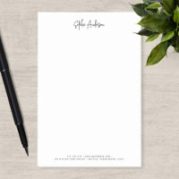 Script moderne tendance minimaliste personnalisé