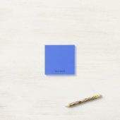 Post-it® Script noir minimaliste Royal Blue Professional (Sur un bureau)