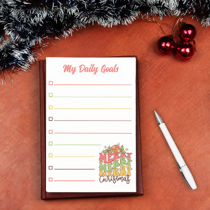 Post-it® script rétro amusant, mes objectifs quotidiens, do