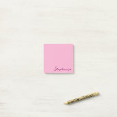 Post-it® Script rose personnalisé Poster des notes collante (Sur un bureau)