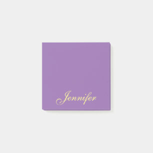 Post-it® Script violet personnalisé Publier des notes coll