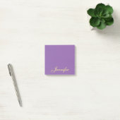 Post-it® Script violet personnalisé Publier des notes colla (Bureau)