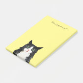 Post-it® Scruffy tuxedo cat (Incliné)