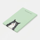 Post-it® Scruffy tuxedo cat (Incliné)