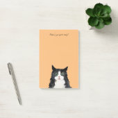 Post-it® Scruffy tuxedo cat (Bureau)