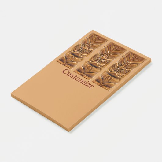 Post-it® Sculpture Gold Tiki Thunder_Cove (Incliné)