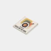 Post-it® Se concentrer sur l'objectif (Incliné)