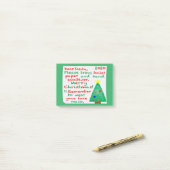 Post-it® Se souvenir de Noël 2020 (Sur un bureau)
