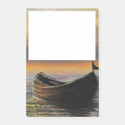 Post-it® Sea Sunset Boat Notes (Devant)