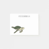 Post-it® Sea turtle cartoon (Devant)