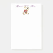 Post-it® Sealyham Terrier Heart Mom Post-it Notes (Devant)