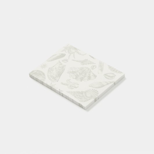 Post-it® Seashell Soft Antique Art Beach Shops (Incliné)