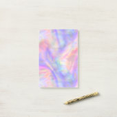 Post-it® seconde vue, holo pastel : (Sur un bureau)