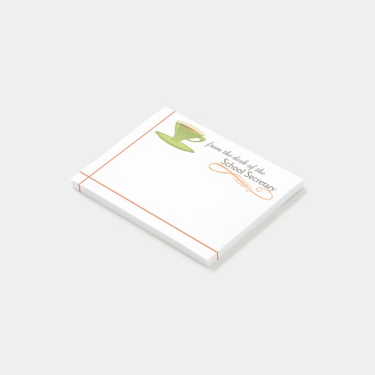 Post-it® Secrétaire Sticky Notes d'école (Incliné)