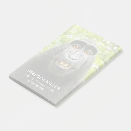 Post-it® Selfie de singe (Incliné)