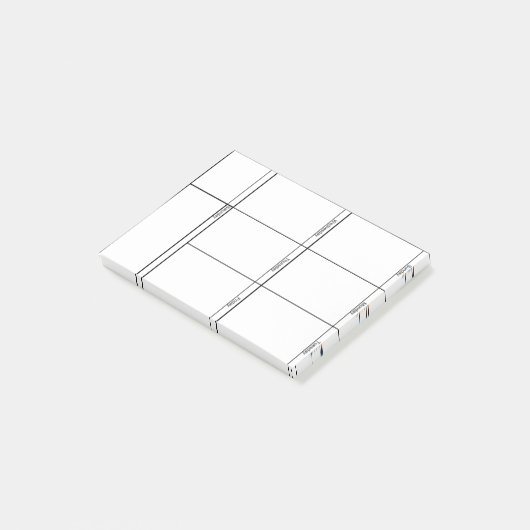 Post-it® Semaine en un coup d'oeil (Incliné)