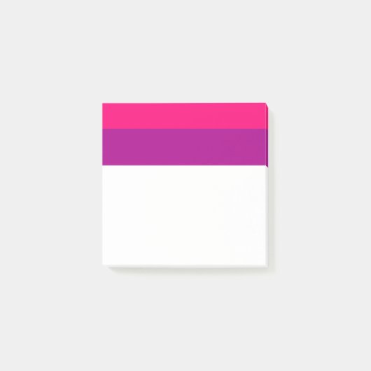 Post-it® Semi-bisexual pride flag (Devant)