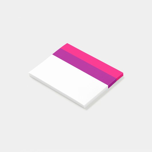 Post-it® Semi-bisexual pride flag (Incliné)