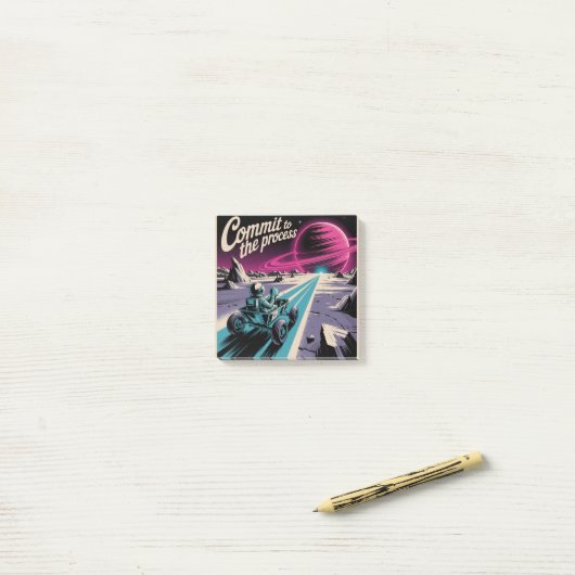Post-it® S'engager dans le processus (Sur un bureau)