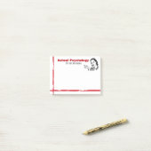 Post-it® Sens de l'humour de psychologie d'école des notes (Sur un bureau)