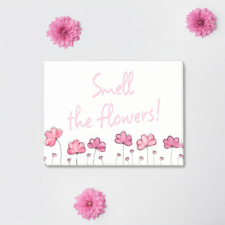 Post-it® Sentez les fleurs Inspirationnel Positif Post-its