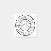 Post-it® Sentiments Roue Post-It Notes (Devant)