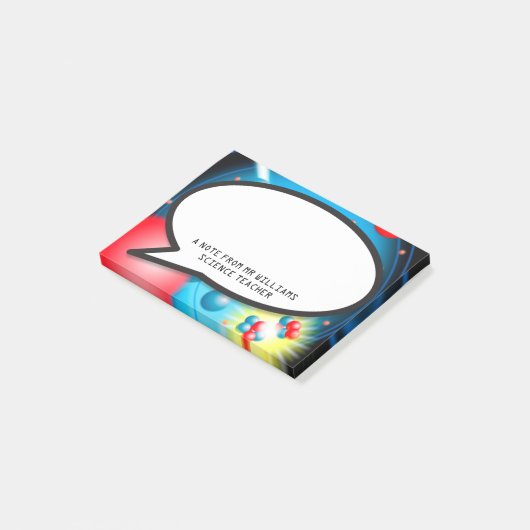 Post-it® Séparer le discours de l'Atom Enseignant de la sci (Incliné)