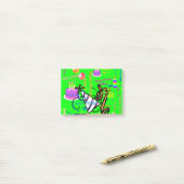 Post-it® sept, 1 anniversaire de enfant (Sur un bureau)