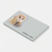 Post-it® Sérénissime Chouette d'Amérique Raptor Oiseau de P (Incliné)