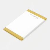 Post-it® Serif Font Simple Professional Plain Gold White (Incliné)