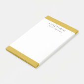 Post-it® Serif Font Simple Professional Plain Gold White (Incliné)