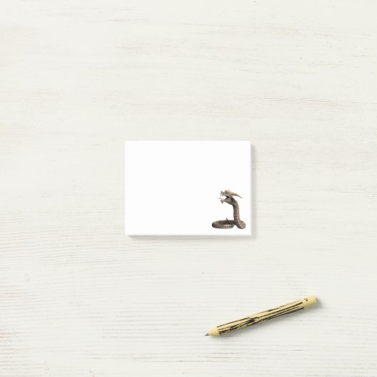 Post-it® Serpent à dragon (Sur un bureau)