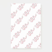 Post-it® Serpent noir et rouge Silhouette (Devant)