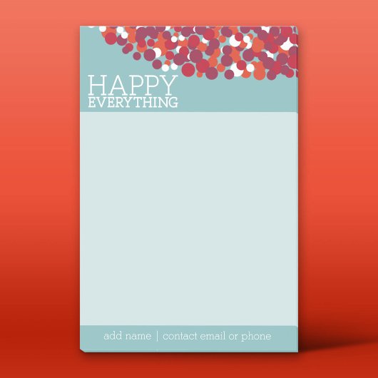 Post-it® Serre de Berry de vacances avec Happy Everything