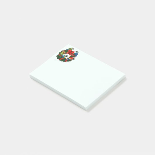 Post-it® Serre de Noël Birdorable Macaws (Incliné)