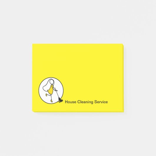 Post-it® Service de nettoyage de la maison client  (Devant)