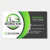 Post-it® Service professionnel d'entretien de pelouse vert (Devant)