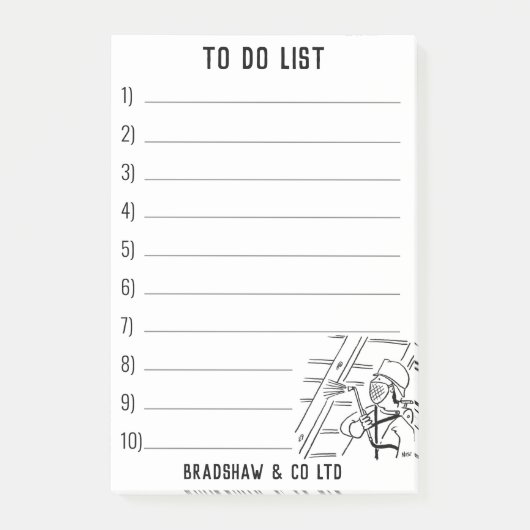 Post-it® Services de traitement du bois à personnaliser (Devant)