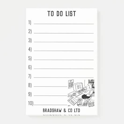 Post-it® Services d'entreprise et de bureau à personnaliser (Devant)