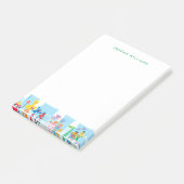 Post-it® Sesame Pals Marcher Le Long De Sesame Street Motif (Incliné)