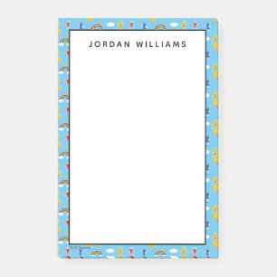 Post-it® Sesame Pals Rainbow Doodley Motif